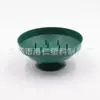 Dispositivo de arranjo de flores de plástico de 17 cm com bacia de agulha redonda grande com suporte inferior, dispositivo de arranjo de flores de pé alto projetado para floristas