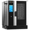 Forno a Vapor Multifuncional Chineng Circulação de Ar Quente Comercial Forno de Assar e Cozinhar no Vapor Inteligente de Quatro Placas para Loja de Frango Frito e Hambúrguer