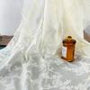 Suministro directo de fábrica vestido de mujer con bordado de flores textil para el hogar tela bordada de Tencel malla de Tencel algodón al por mayor