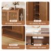 Porta doméstica externa sapateira multicamadas grande armário para sapatos corredor interno bambu simples novo 2024 entrada