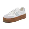 Zapatillas de Entrenamiento Alemanas para Mujer Primavera 2026 Zapatos Deportivos Casuales de Suela Gruesa, Versátiles y Cómodos para Aumentar la Altura para Mujeres, Transpirables para el Verano