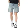 Bermudas Jeans Tencel Ultrafinas de Verão 2026 para Homens, Largas Retas Casuais com Stretch Versátil Tendência Jovem