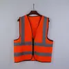 Chaleco de Seguridad Reflectante de Alta Visibilidad Xinma para Tráfico, Construcción y Saneamiento, Fluorescente Multibolsillo al por Mayor