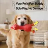 Brinquedo de Galinha Gritante de Látex para Cachorros, Brinquedo Mastigável Durável e Barulhento para Alívio do Tédio