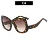 Gafas de Sol Versátiles Estilo Retro Europeo y Americano con Montura Grande Ojo de Gato, de Moda para Exteriores, Vacaciones, Viajes, Conducción, Protección Solar, Gafas de Sol Transfronterizas