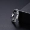 Anillo de circón Jinse joyería para mujer punk ojo de caballo hilera taladro hip-hop anillo personalidad anillo coreano joyería mujer