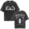 Camiseta Retrô Lavada Jujutsu Kaisen Zenin Maki Anime Masculina e Feminina Algodão de Alta Qualidade Streetwear