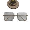 Nuevo Espejo Plano Anti Luz Azul Estilo 2020 Celebridad Cibernética Mismo Estilo Gafas de Armazón Grande Parlanchín Armazón para Gafas de Hombre y Mujer