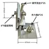 Aleación de Aluminio Mármol Tipo H Tornillo de Fijación Trasera Azulejo Delgado Colgante Seco Soporte Perforación Placa de Roca Pared Exterior Soporte Tipo H