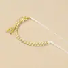 Pulsera de Media Cuenta y Media Cuerda Tejida a Mano, Nueva Tendencia Nacional Cuerda de Mano Semi-Terminada, Pulsera Original Pulsera de Cuentas DIY