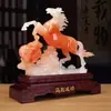 Adorno de Éxito de Caballo de Año Nuevo Mascota del Año del Caballo Decoración de Escritorio para Sala de Estar u Oficina