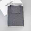 Suéter de Punto Elástico de Cuello Alto Imitación Lana Pura Calibre 16, Suéter Base de Cuello Alto Lavable a Máquina para Mujer