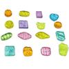 Mini Bolo Fofo Pão Batata Frita Hambúrguer Pizza Cristal Artificial Comida Brincadeira Lanche Modelo Pequenos Enfeites Brinquedos