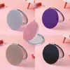 Espejo de Maquillaje Plegable Espejo de Maquillaje Portátil Niñas Lindo Simple Redondo Portátil para el Hogar Doble Uso Espejo Plegable