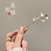 Horquilla de flor con borlas para mujer, nuevo estilo chino, de alta gama, nicho, estilo antiguo, horquilla para recogido, accesorio para el cabello Hanfu y cheongsam