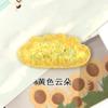 Creative Crown Cloud Cake Decoração Cartão de cozimento Shining White Cloud Crianças Hairpin Acessórios Crown Headdress Material