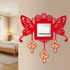 La Alegría de Mudarse a una Casa Nueva, Decoraciones, Pegatinas Gruesas para Interruptores, Ceremonia de Mudanza, Suministros de Decoración para Sala de Estar y Dormitorio de Casa Nueva