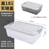 Caja de Almacenamiento Plana de Plástico para Debajo de la Cama Caja de Almacenamiento para Ropa y Edredones Organizador de Debajo de la Cama Caja de Almacenamiento Caja de Almacenamiento Transparente para Sofá