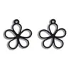 Accesorios para Joyería DIY Transfronterizos al por Mayor Colgantes de Flor Hueca Coloridos Collares Pulseras Aretes Colgantes Materiales Hechos a Mano