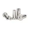 Tuerca de seguridad para bisagra de acero inoxidable 304 cabeza plana inclinada hexágono interior M3M4M5M6M8M10 tornillo de bloqueo par
