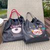 2026 Nuevo Bolso de Hombro Bordado Estilo Cadena de Bolas de Cuero, Gran Capacidad, Versátil, de Alta Calidad para Mujer