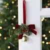 Adornos Colgantes para Coche, Cascabeles, Lazos, Decoraciones para Árbol de Navidad, Piñas Artificiales, Bayas, Guirnaldas de Vid, Decoraciones Navideñas