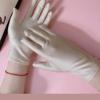 Verão fino protetor solar luvas mulheres anti-ultravioleta condução etiqueta de condução spandex joias dança elástica Primavera e Outono atacado