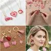 Estilo Europeu Tema AMOR Pingente de Óleo Gotejante Liga Coração Lábios Arco-Íris Charms Acessórios Atacado