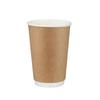 Taza de café desechable para uso al por mayor, gruesa, hueca, de doble capa, para leche, té, café, leche de soja, bebida caliente, embalaje