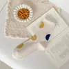 Novas Meias Femininas Estilo Japonês com Bolinhas para Outono e Inverno 2026, Meias de Algodão Absorventes de Suor e Respiráveis, Meias Longas Zhuzji Atacado