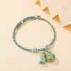 Pulseiras Guardiãs dos Doze Signos do Zodíaco Estilo Chinês DIY Tecelagem Manual Novo Estilo Chinês Brocado Song Franja Corda Multicolor Atacado