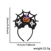 Diadema Divertida de Dibujos Animados para Halloween Accesorios para el Cabello Decoraciones para Fiesta Temática del Festival de Fantasmas Diadema de Murciélago Araña Hebilla para la Cabeza