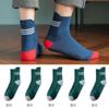 Calcetines Zhuji para hombre, de tubo medio, antiolor, absorbentes del sudor, para primavera y otoño, en blanco y negro, deportivos, sin algodón, para todo tipo de partidos.