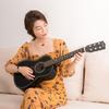 Envío una generación de 30-41 pulgadas guitarra acústica para principiantes estudiantes de guitarra novatos práctica entrada instrumentos musicales