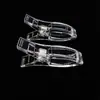 Nuevos clips de fijación de borde transparentes modelo transfronterizo 5.6*1.2, clips de costura para patchwork, clips para cortinas, clips de plástico transparente