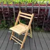 Silla de Boda para Exteriores Silla de Boda Plegable de Madera Maciza Silla de Banquete Silla de Boda de Hotel Silla de Boda para Césped Blanca Simple