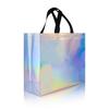 Bolsas de Tela No Tejida con Película Láser de Colores, Bolsas Publicitarias Corporativas Personalizadas, Bolsas de Empaque Tote Multipropósito