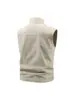 Chaleco Casual de Cuello Alto para Hombre de Primavera y Otoño, Ligero, Transpirable, de Secado Rápido, con Múltiples Bolsillos, Chaleco para Fotografía al Aire Libre 25199