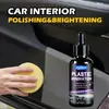Kineshinex Agente de Limpieza para Remodelación de Interiores de Piezas de Plástico, Pulidor Negro Específico para Automóviles, Recubrimiento de Mantenimiento y Cuidado