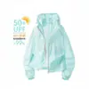 Ropa de Protección Solar de Verano Chaqueta Delgada Abrigo para la Piel Ropa de Protección Solar Upf50+ Ropa de Protección Solar Nailon Anti-UV Serie de Montaña