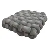 Almofada Quadrada Tecida para Assento de Escritório, Almofada Decorativa para Bay Window, Travesseiro de Pelúcia com Elastano para Encosto de Sofá