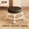 Silla Pequeña Baja con Respaldo y Ruedas para el Hogar Silla Baja Universal con Ruedas Silla de Plástico para Niños con Respaldo y Ruedas Sedentaria