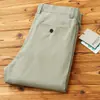 Calça Masculina Longa Fina de Modal para Primavera e Verão, Xadrez, Respirável, Não Amassa, Corte Reto Solto, Casual de Negócios