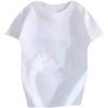 Camiseta Infantil de Manga Curta Algodão Roupa Infantil 2022 Novo Estilo Menina Camiseta do Mickey Top Moda Verão