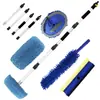 Extensão para lavagem de carro, Mop para limpeza de carro, Kit de limpeza, Conjunto de escovas para lavagem de carro, Escovas para detalhamento e manutenção de carro