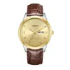 Relógio Masculino de Negócios Fashion ORSGA Calendário Duplo Diamante Clássico Luxo Leve Fábrica Comércio Exterior Transfronteiriço Ao Vivo Relógio de Quartzo