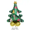 Globos de serie navideña al por mayor transfronterizos, globos de farola de Papá Noel, decoraciones de fiesta de regalos, globos de árbol de Navidad