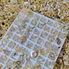 Acessórios Populares para Nail Art Pacote Grande Misto Atacado Zircônia Incrustada em Cobre Decorações de Unhas Liga de Metal Banho de Ouro Real Diamantes para Nail Art