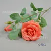 Impresión 3D 2 Rosas Rama única Escena de boda Diseño Camino de arco Flor de guía Arreglo floral Atrezzo de fotografía Diseño Ramo