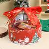 Caja de regalo navideña (2025), cubo de abrazos de PVC, portátil, para sombreros, bufandas, bocadillos, dulces, caja de regalo de Nochebuena.